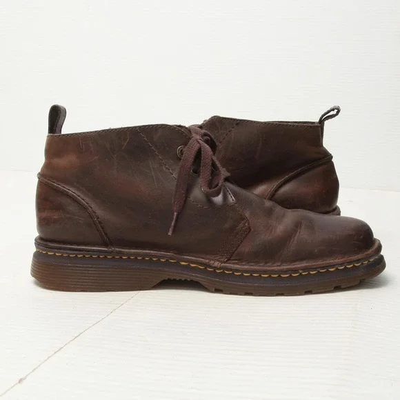 Dr. Martens Reed Boots Mens Size 13 Brown Leather Lace Up Chukka - Picture 8 of 15